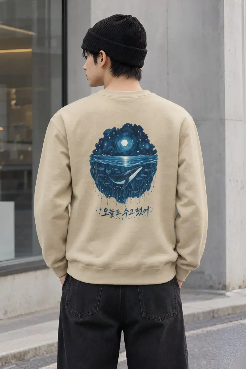 "Ocean Rest" Heavy Blend Unisex Crewneck Sweatshirt