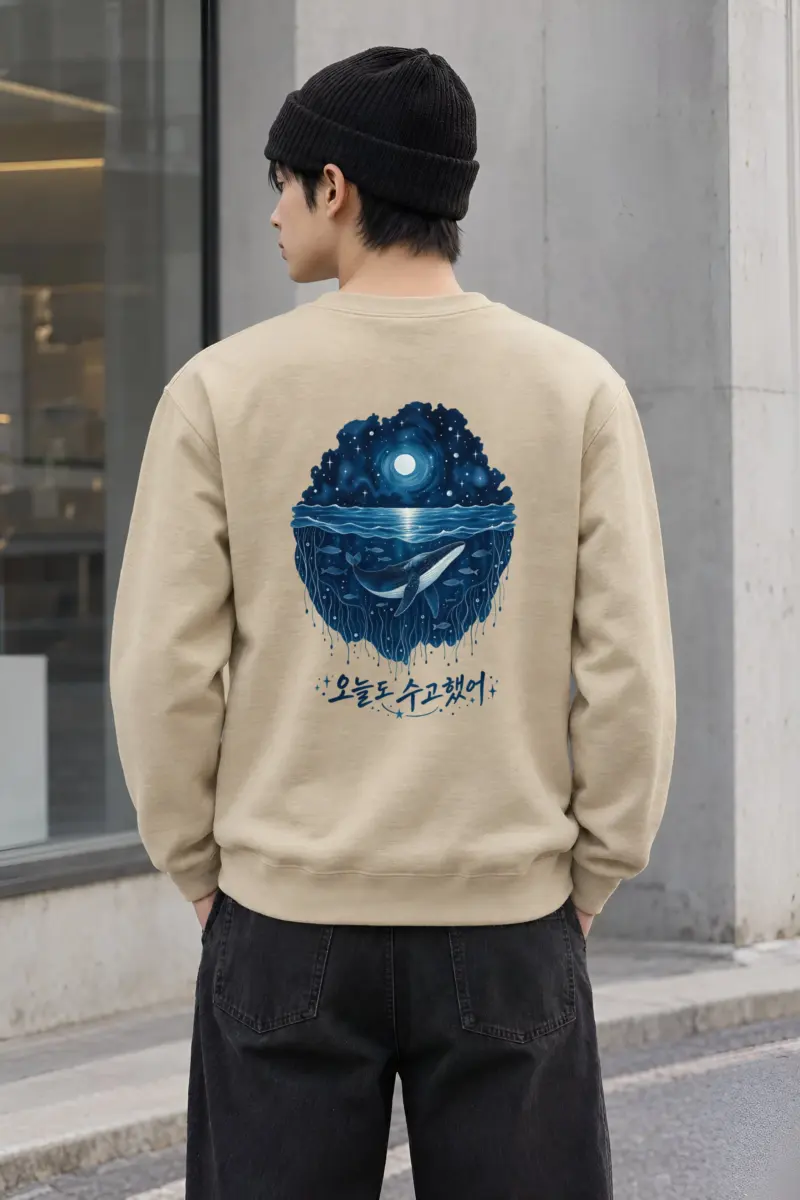 "Ocean Rest" Heavy Blend Unisex Crewneck Sweatshirt