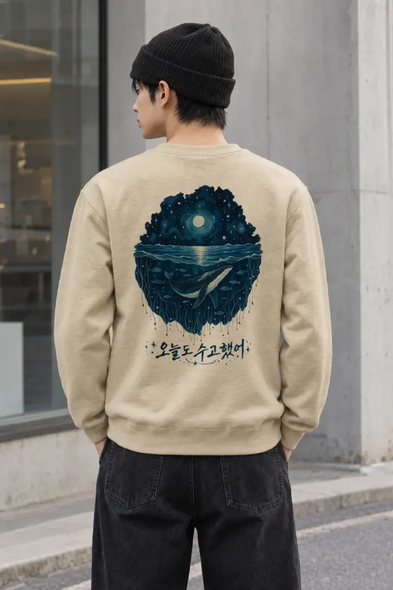 "Ocean Rest" Heavy Blend Unisex Crewneck Sweatshirt