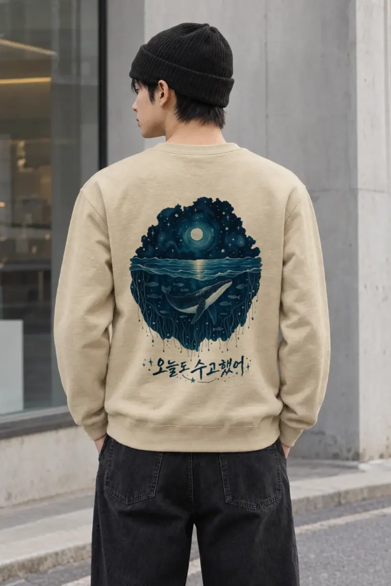 "Ocean Rest" Heavy Blend Unisex Crewneck Sweatshirt