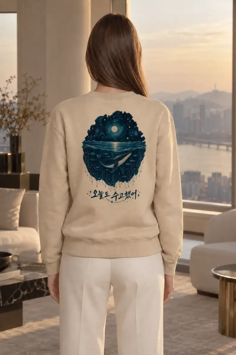 "Ocean Rest" Heavy Blend Unisex Crewneck Sweatshirt