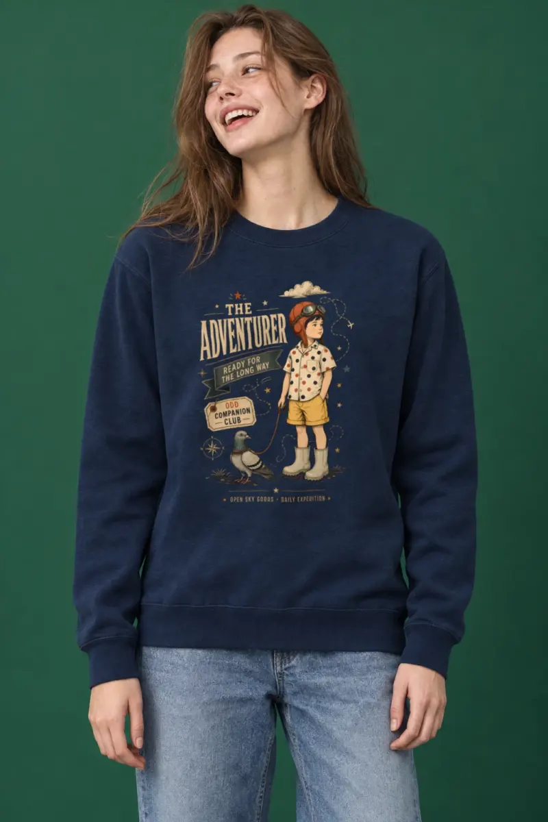 "Odd Companion" Heavy Blend Unisex Crewneck Sweatshirt
