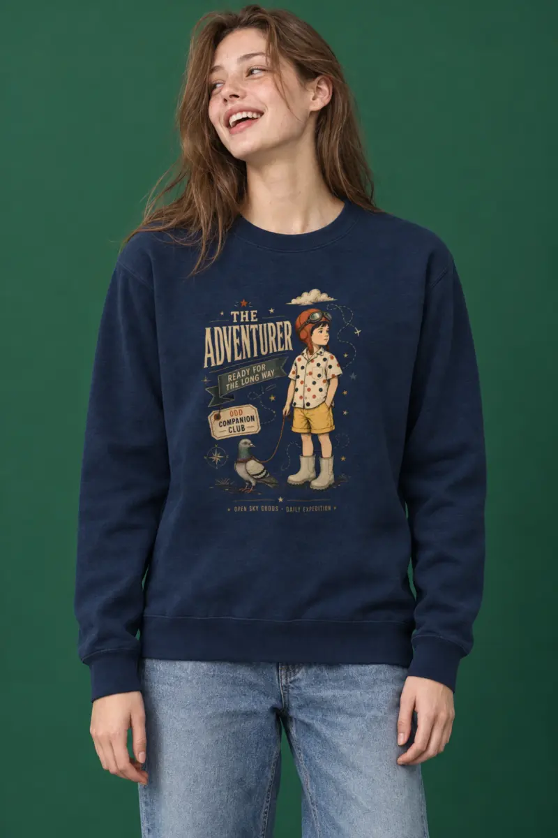 "Odd Companion" Heavy Blend Unisex Crewneck Sweatshirt