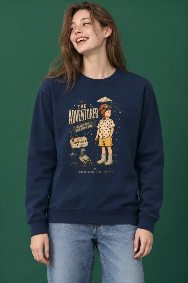 "Odd Companion" Heavy Blend Unisex Crewneck Sweatshirt