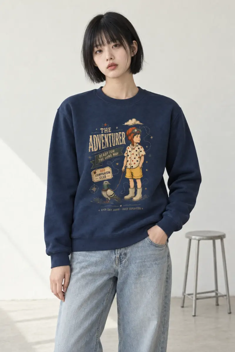 "Odd Companion" Heavy Blend Unisex Crewneck Sweatshirt