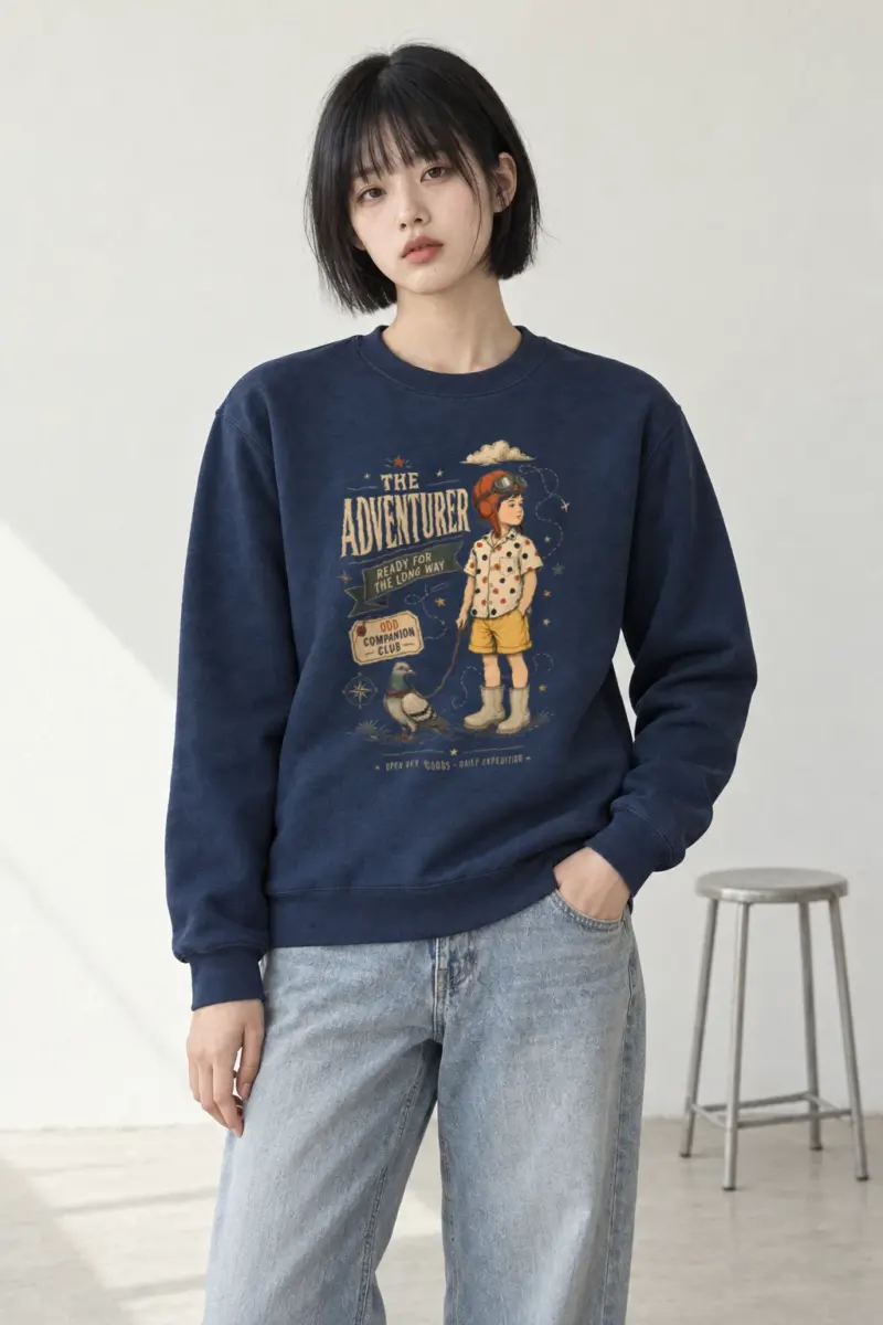 "Odd Companion" Heavy Blend Unisex Crewneck Sweatshirt