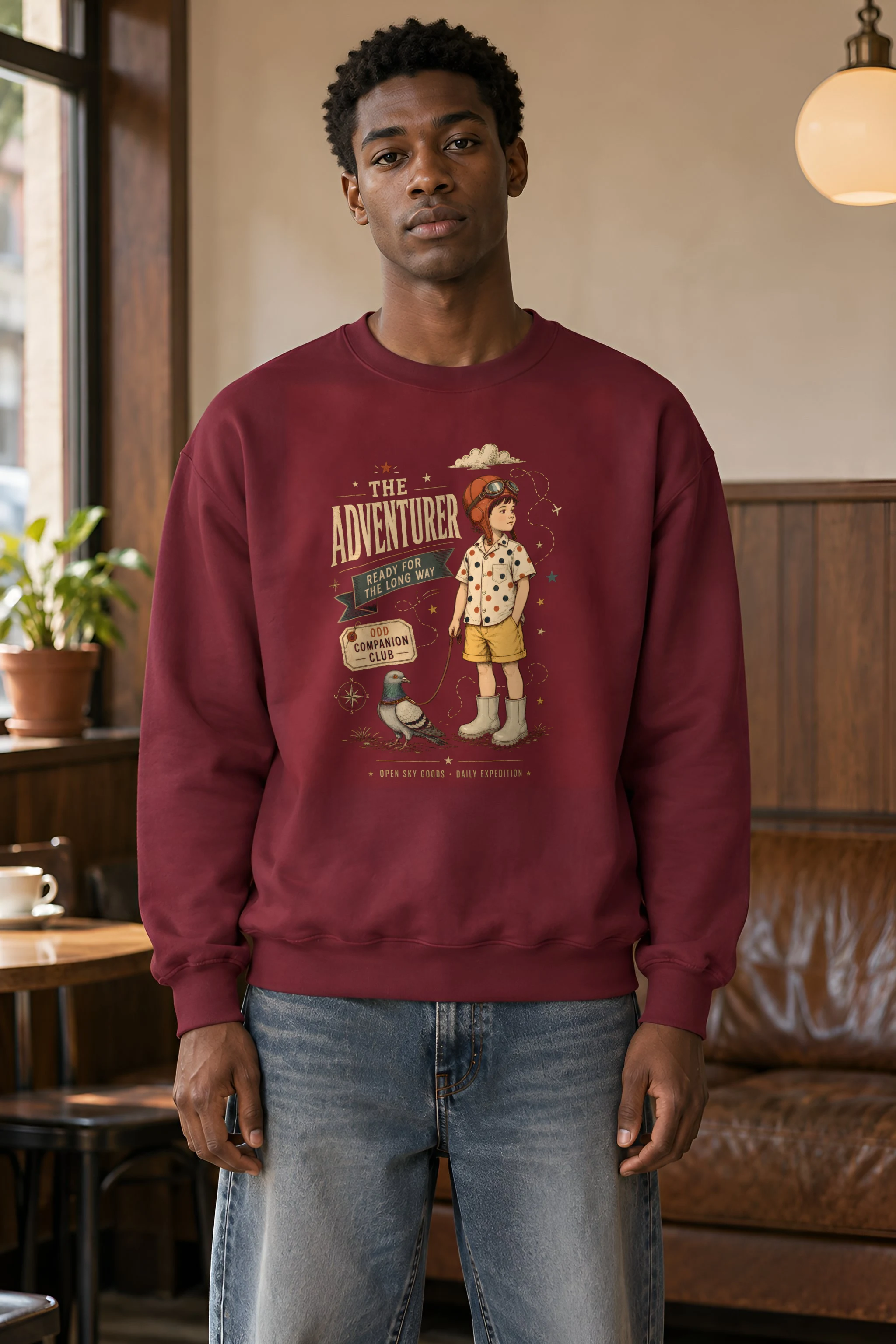 "Odd Companion" Heavy Blend Unisex Crewneck Sweatshirt