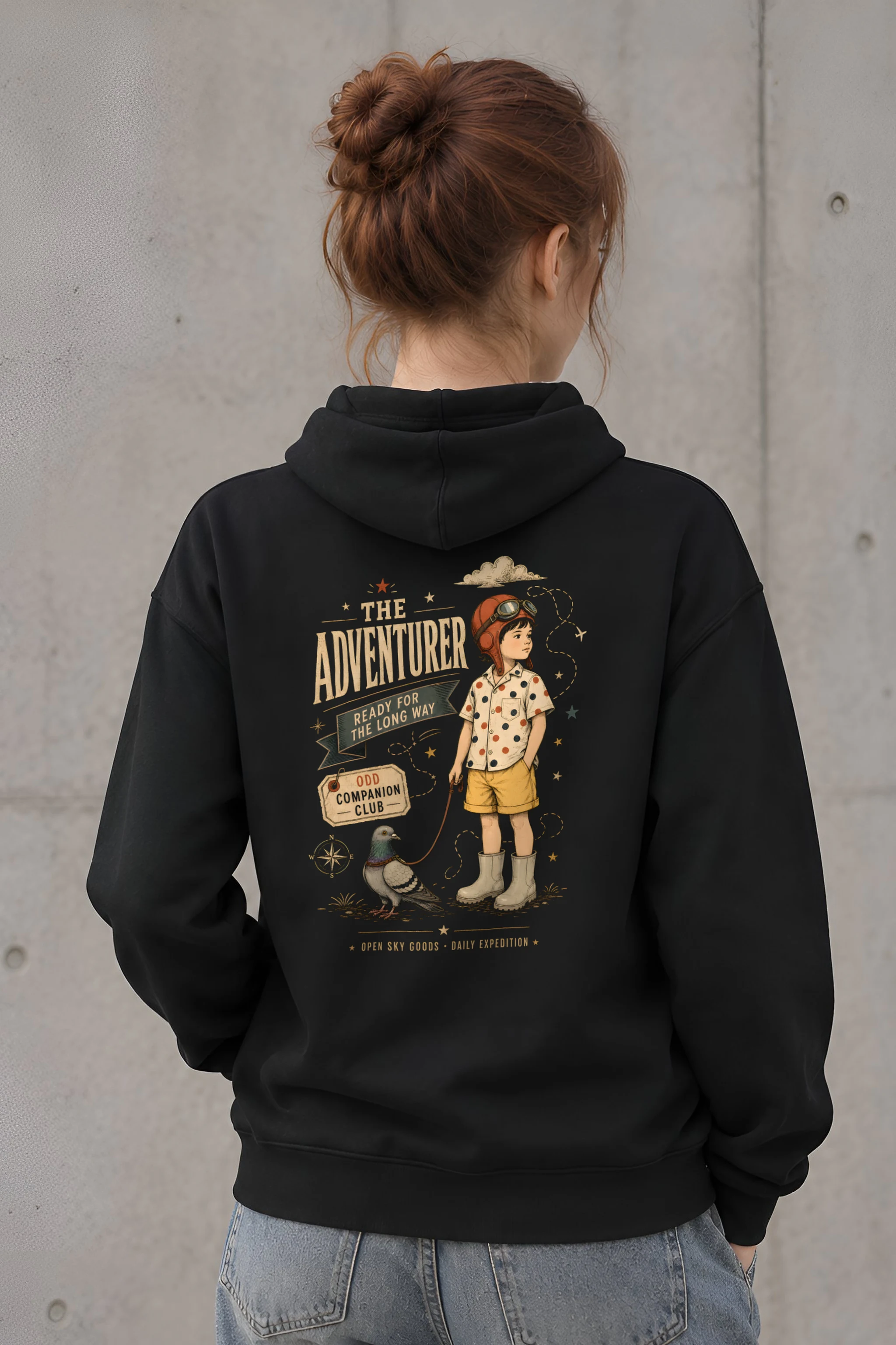 "Odd Companion" Heavy Blend Unisex Pullover Hoodie