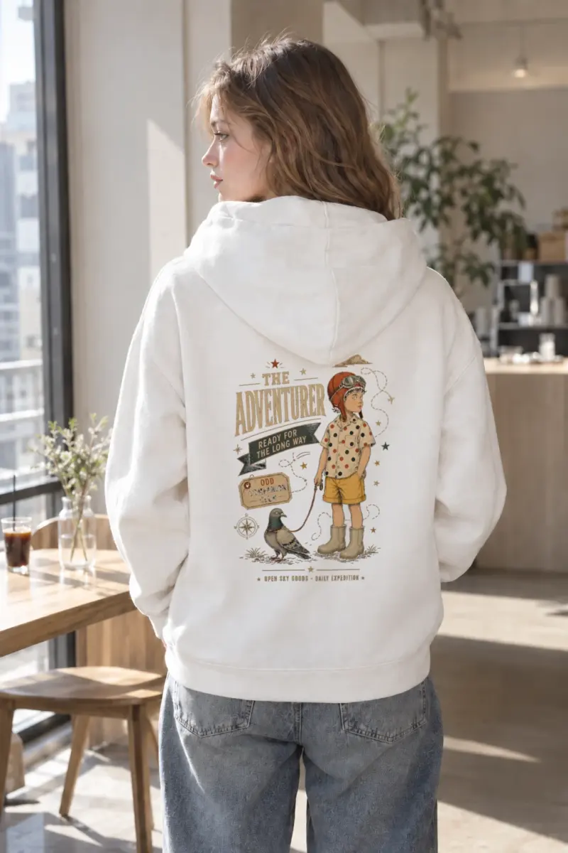 "Odd Companion" Heavy Blend Unisex Pullover Hoodie | Gildan 18500