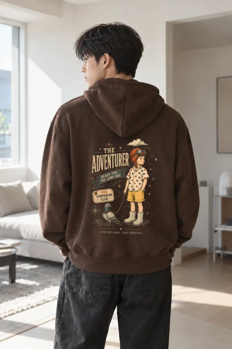 "Odd Companion" Heavy Blend Unisex Pullover Hoodie | Gildan 18500