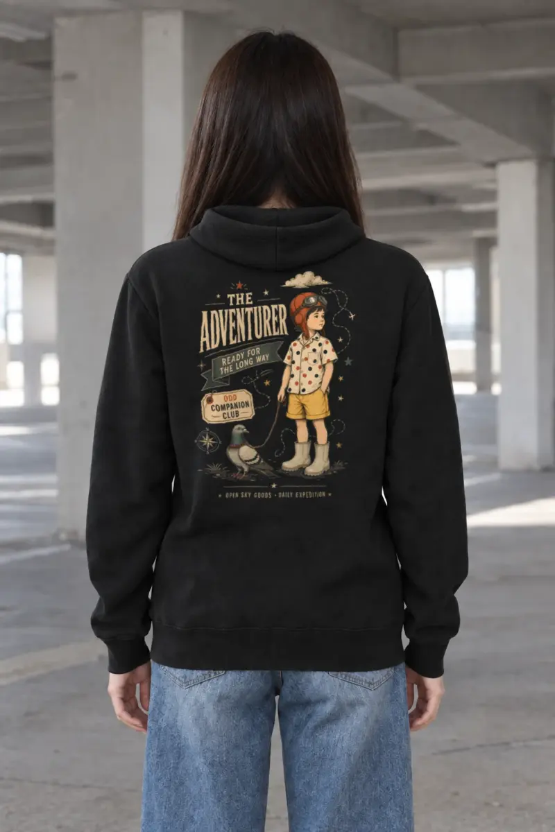 "Odd Companion" Heavy Blend Unisex Pullover Hoodie