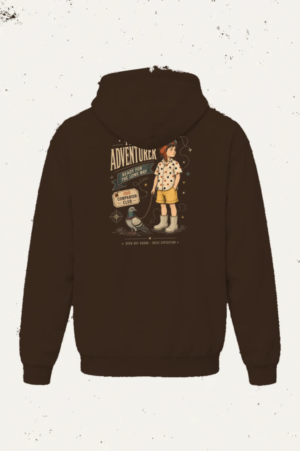 "Odd Companion" Heavy Blend Unisex Pullover Hoodie | Gildan 18500