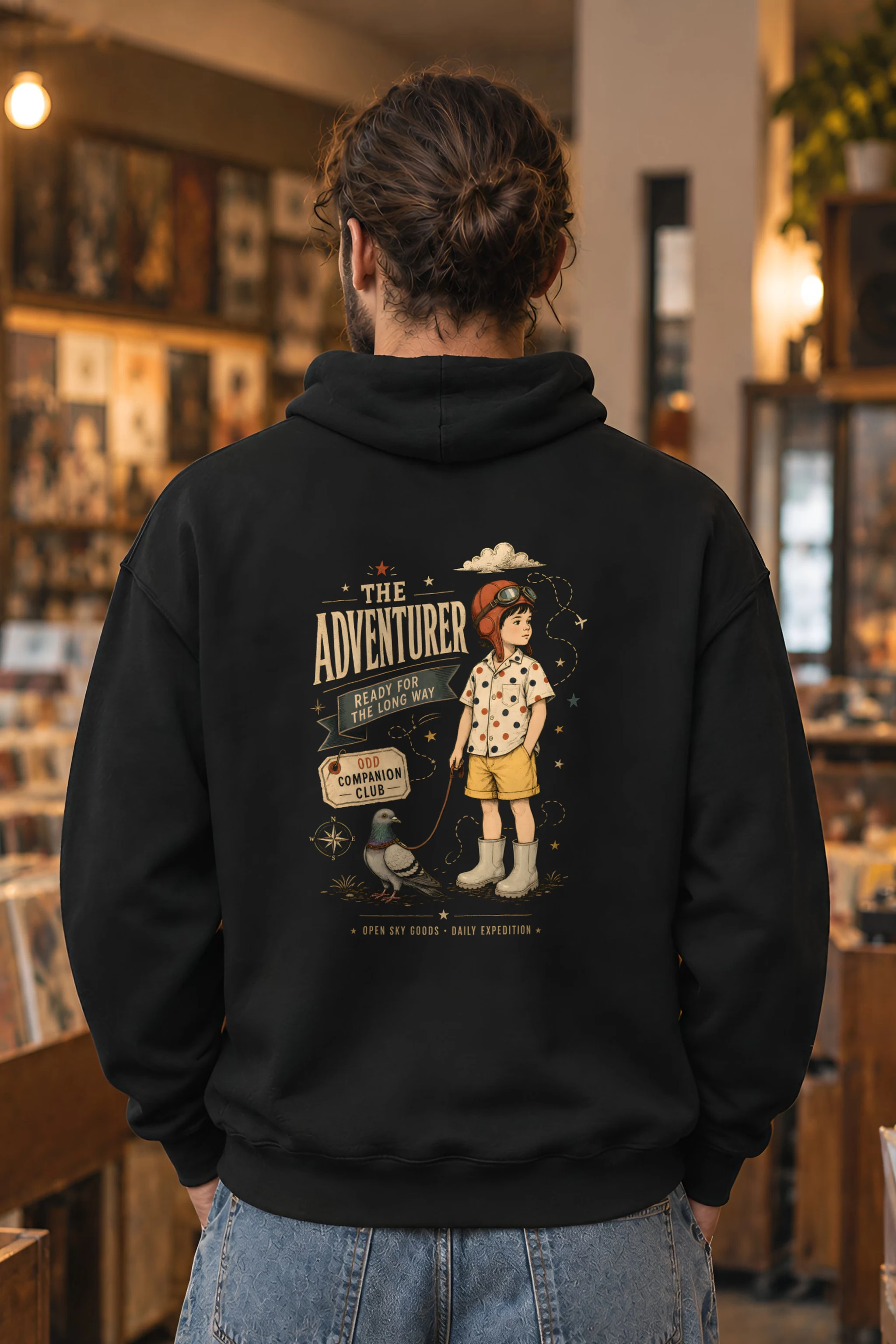 "Odd Companion" Heavy Blend Unisex Pullover Hoodie