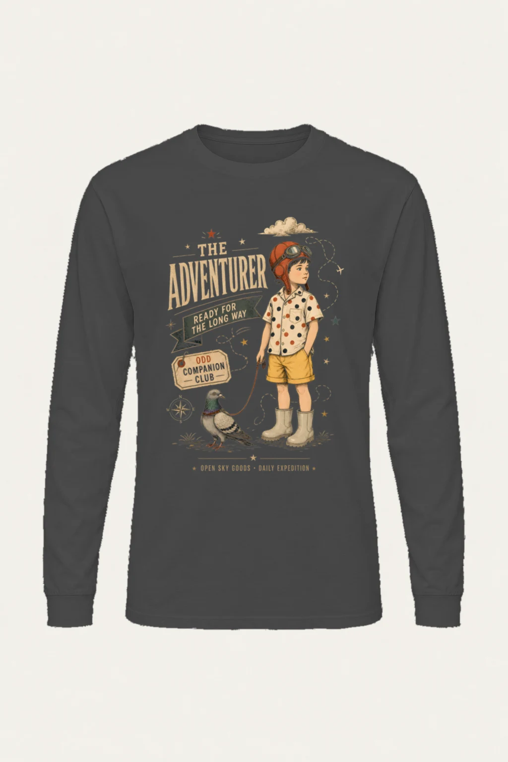 "Odd Companion" Unisex Longsleeve T-shirt | Gildan 2400