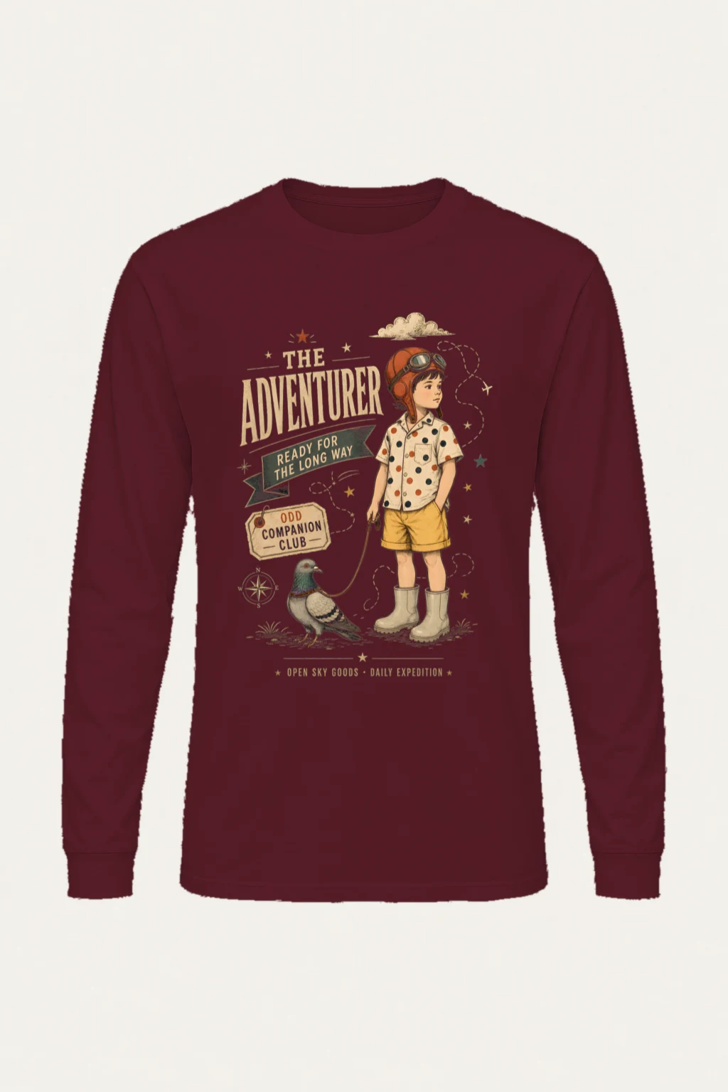 "Odd Companion" Unisex Longsleeve T-shirt | Gildan 2400