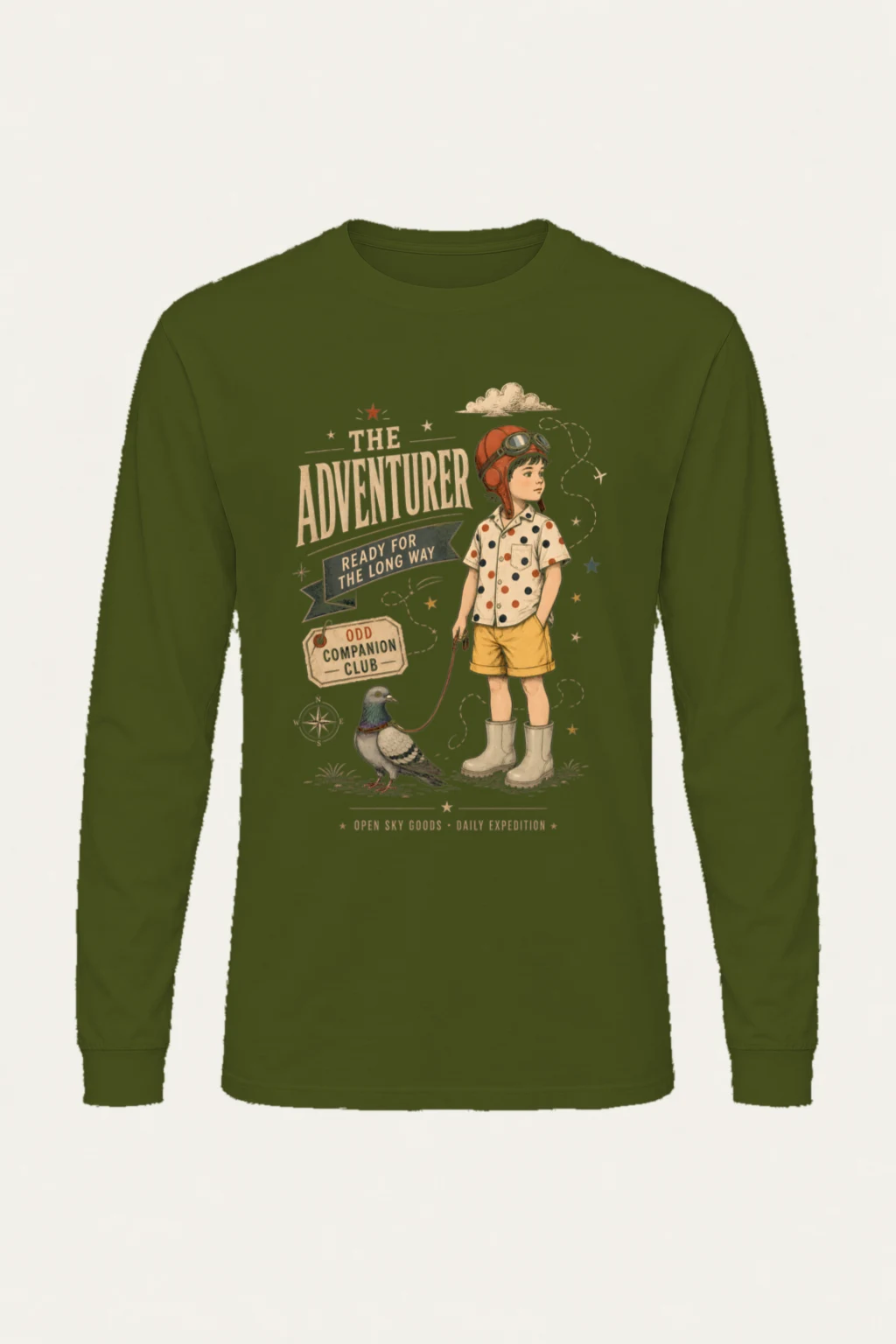 "Odd Companion" Unisex Longsleeve T-shirt | Gildan 2400