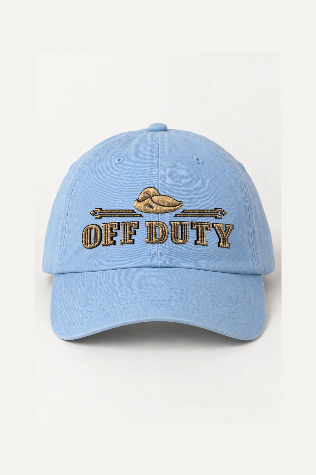 "Off Duty Cap" Classic Dad Hat · Embroidered | Yupoong 6245CM