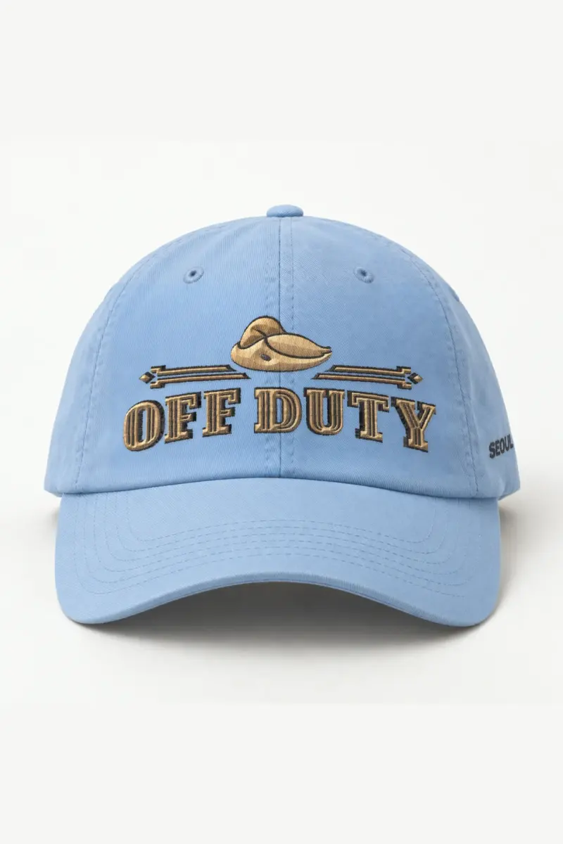 "Off Duty Cap" Classic Dad Hat · Embroidered