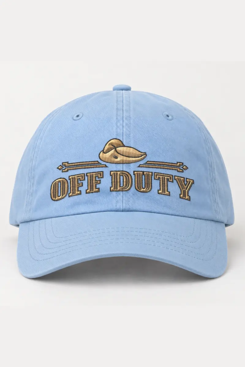 "Off Duty Cap" Classic Dad Hat · Embroidered