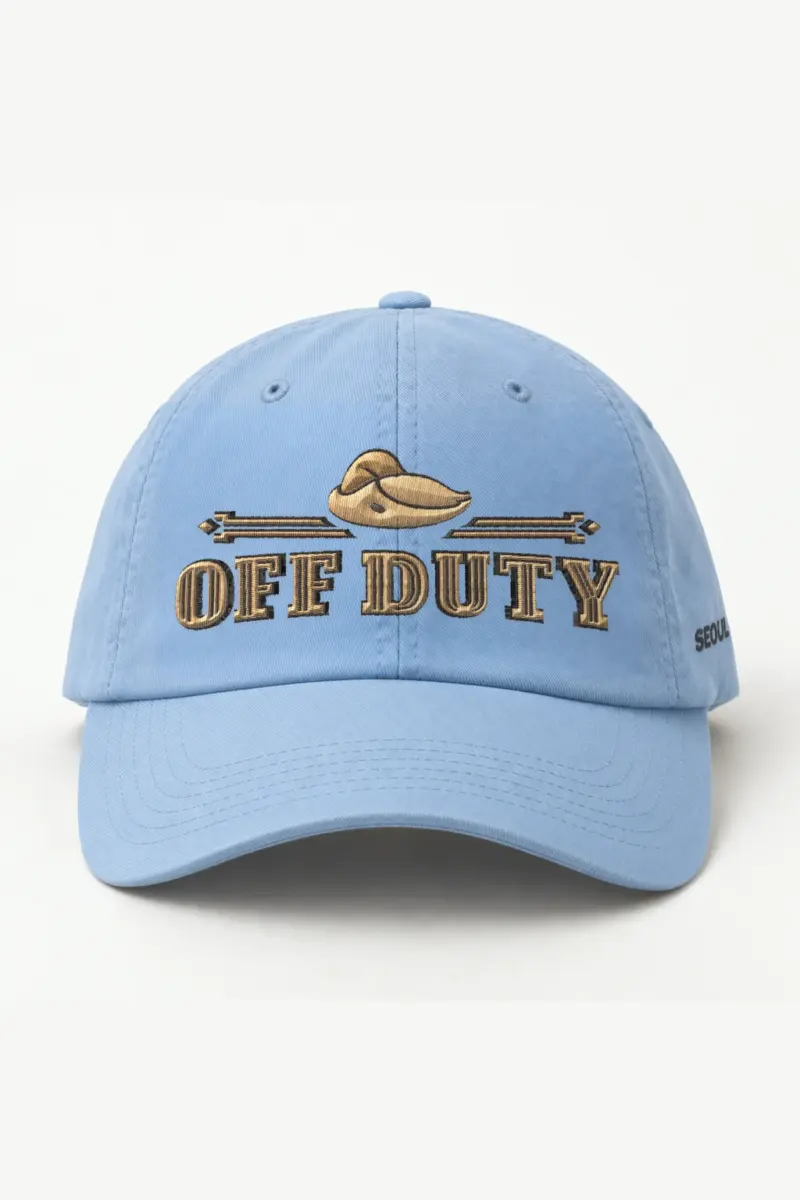"Off Duty Cap" Classic Dad Hat · Embroidered