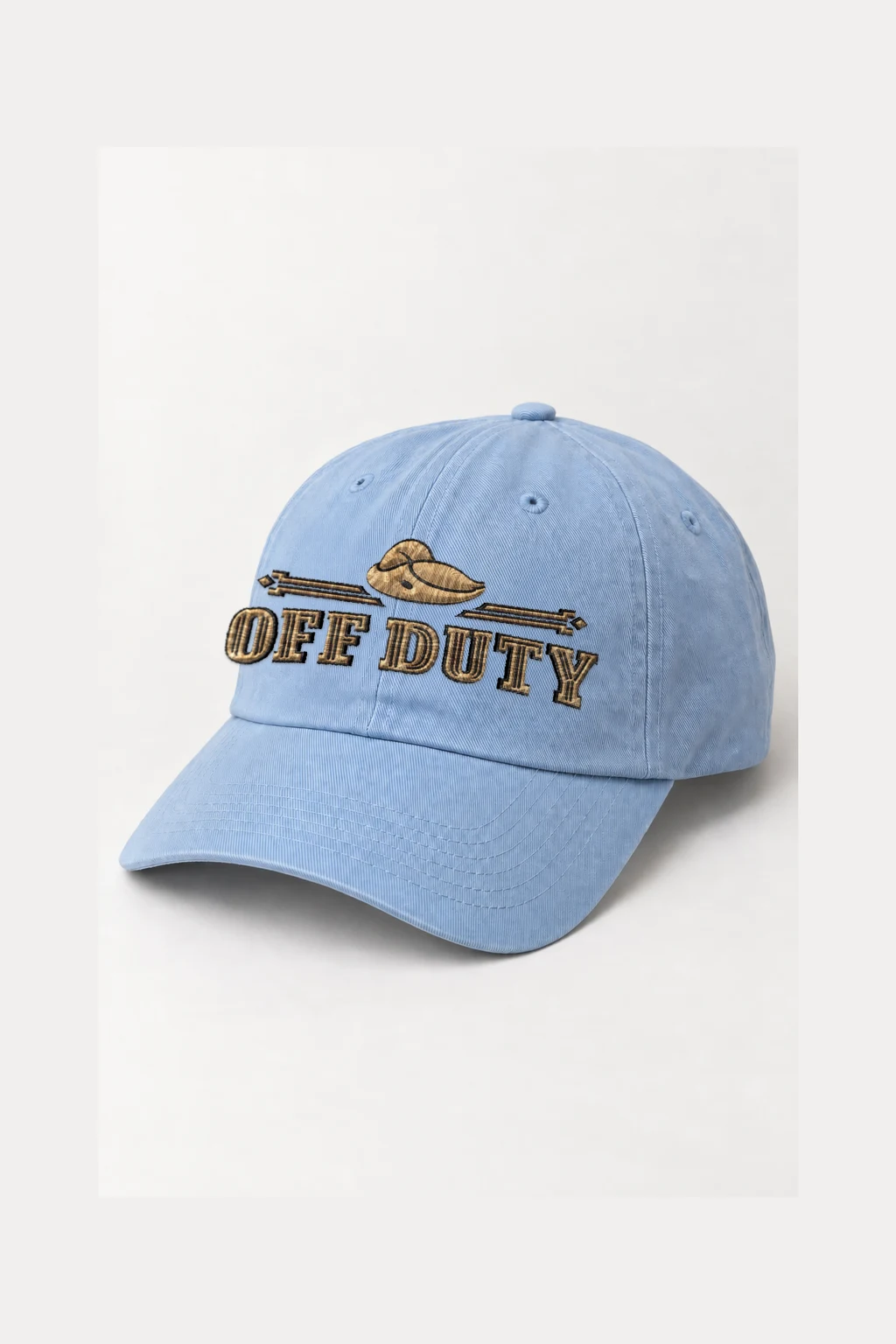 "Off Duty Cap" Classic Dad Hat · Embroidered | Yupoong 6245CM