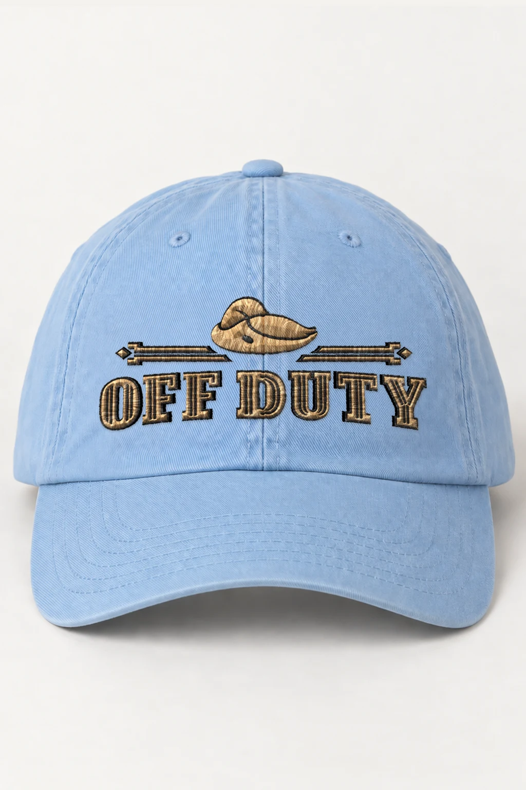 "Off Duty Cap" Classic Dad Hat · Embroidered | Yupoong 6245CM