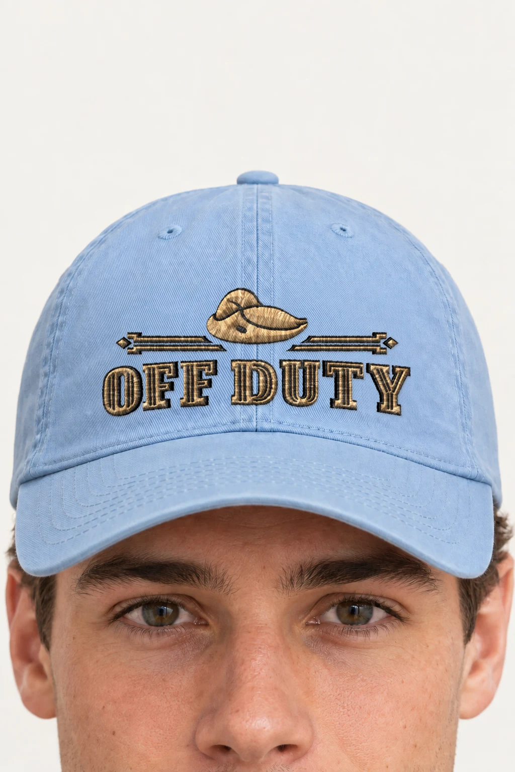 "Off Duty Cap" Classic Dad Hat · Embroidered | Yupoong 6245CM