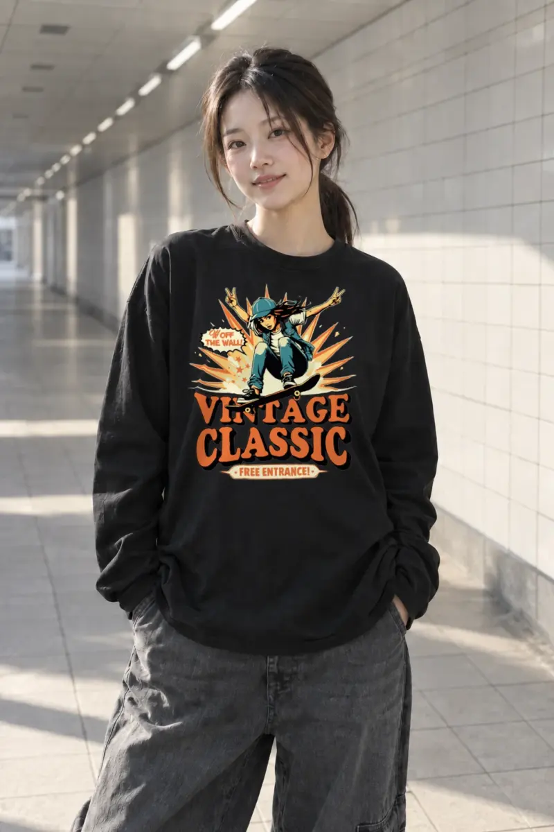 “Off The Wall” Unisex Longsleeve T-shirt | Gildan 2400