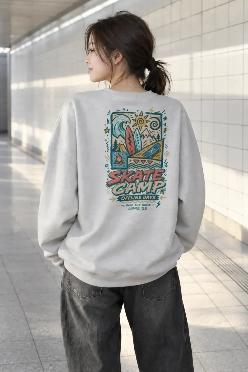 "Offline Days" Heavy Blend Unisex Crewneck Sweatshirt | Gildan 18000