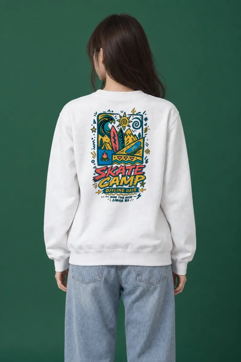 "Offline Days" Heavy Blend Unisex Crewneck Sweatshirt | Gildan 18000