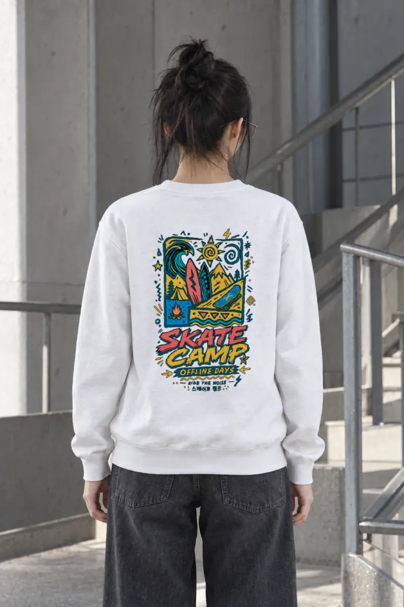 "Offline Days" Heavy Blend Unisex Crewneck Sweatshirt