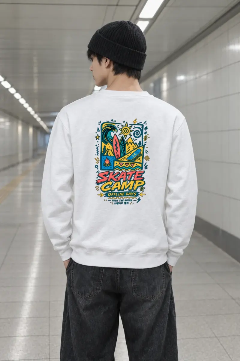 "Offline Days" Heavy Blend Unisex Crewneck Sweatshirt