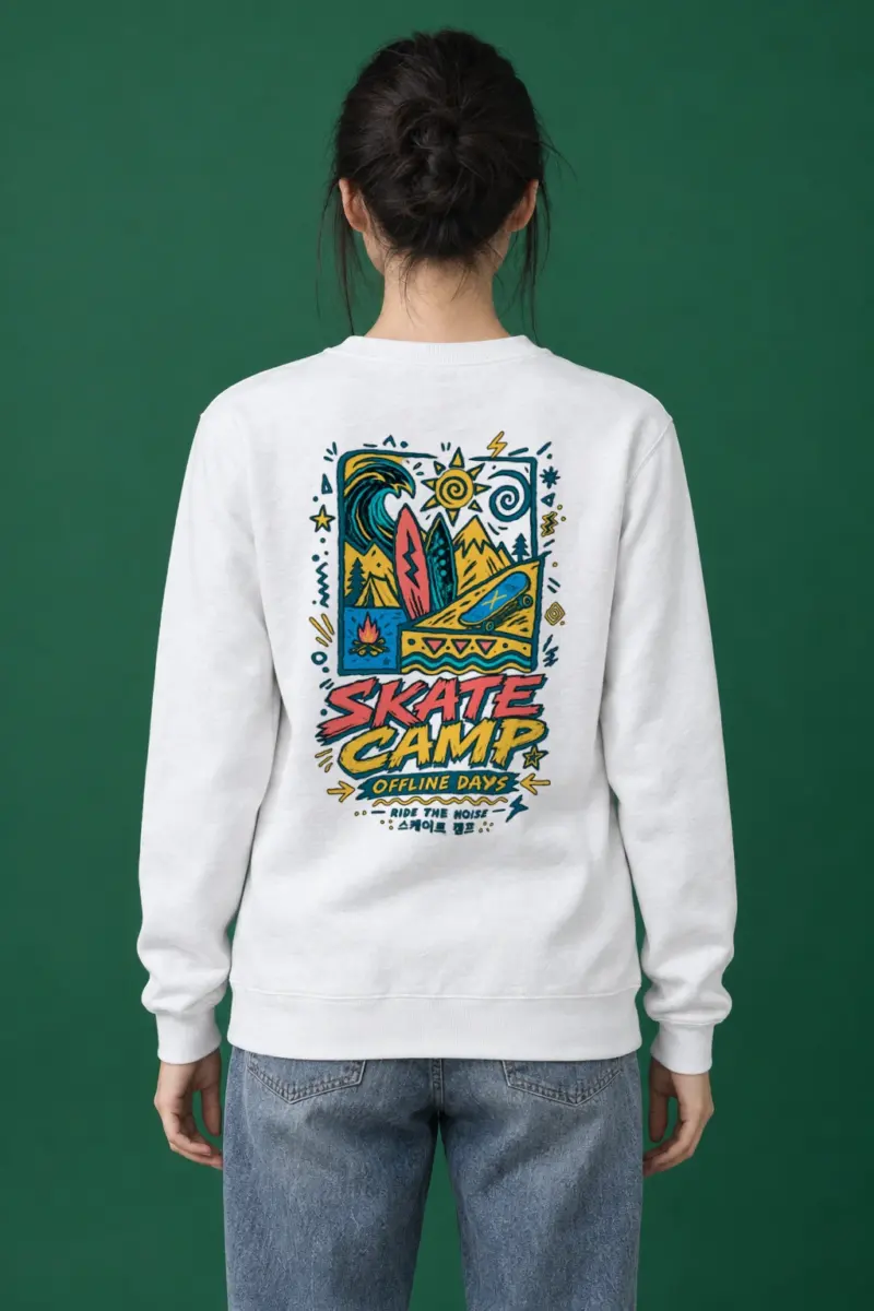 "Offline Days" Heavy Blend Unisex Crewneck Sweatshirt