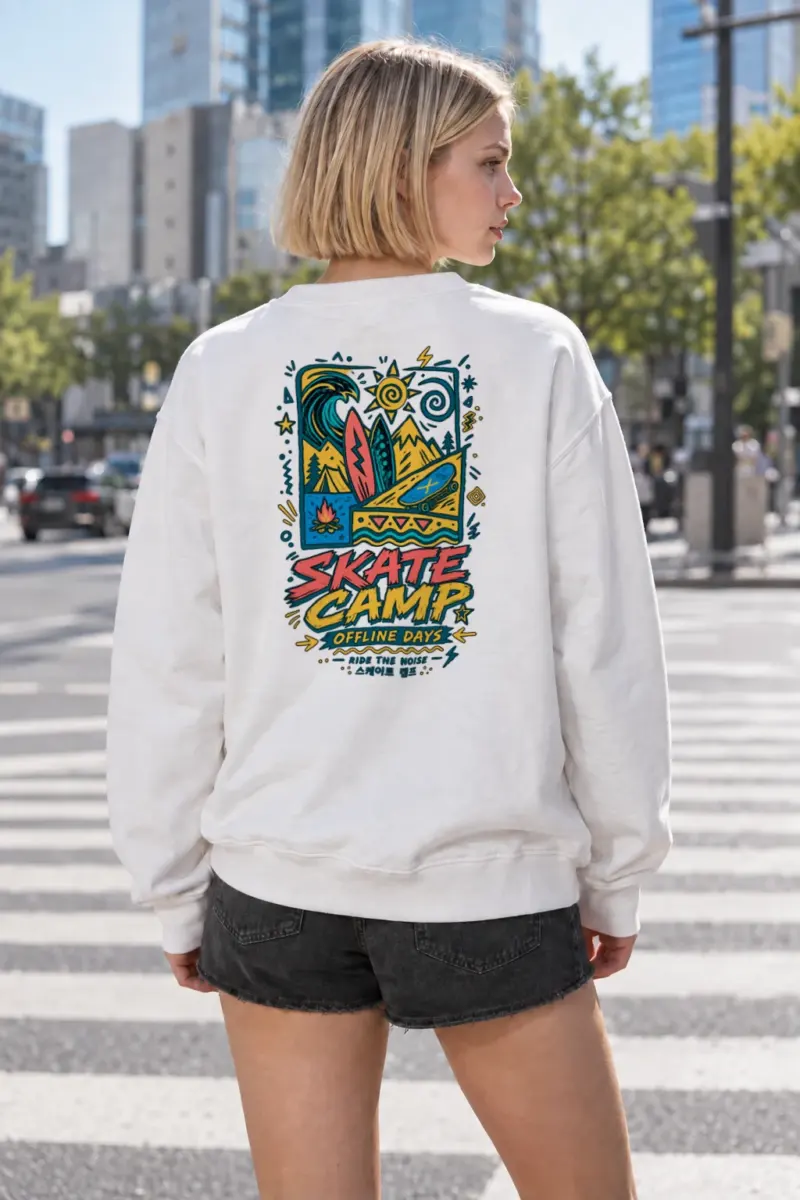 "Offline Days" Heavy Blend Unisex Crewneck Sweatshirt | Gildan 18000