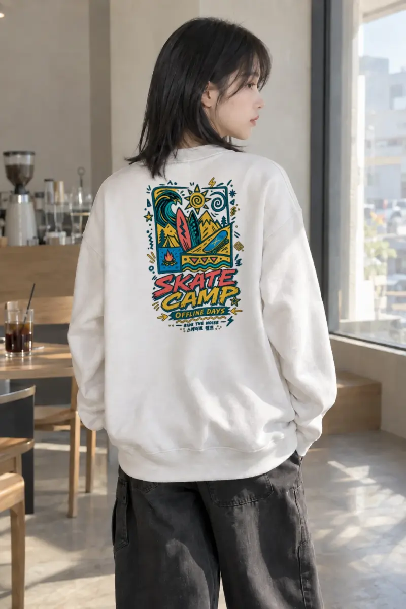 "Offline Days" Heavy Blend Unisex Crewneck Sweatshirt | Gildan 18000