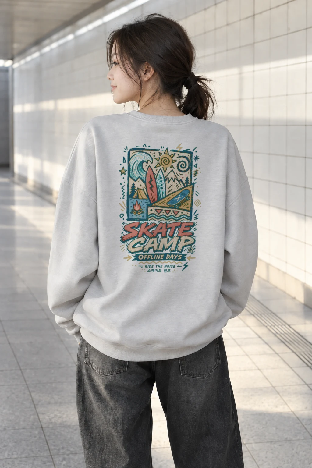 "Offline Days" Heavy Blend Unisex Crewneck Sweatshirt | Gildan 18000