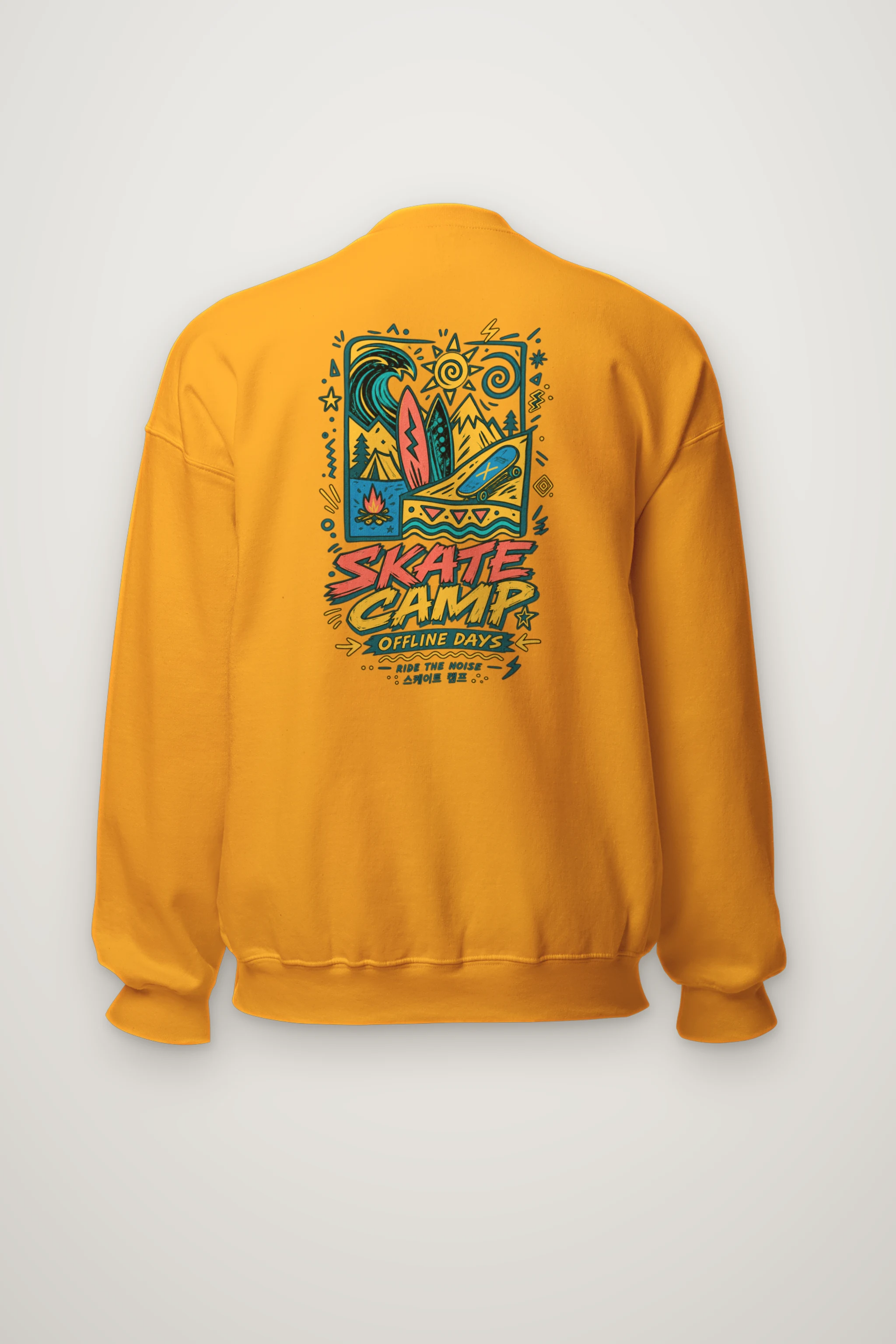 "Offline Days" Heavy Blend Unisex Crewneck Sweatshirt