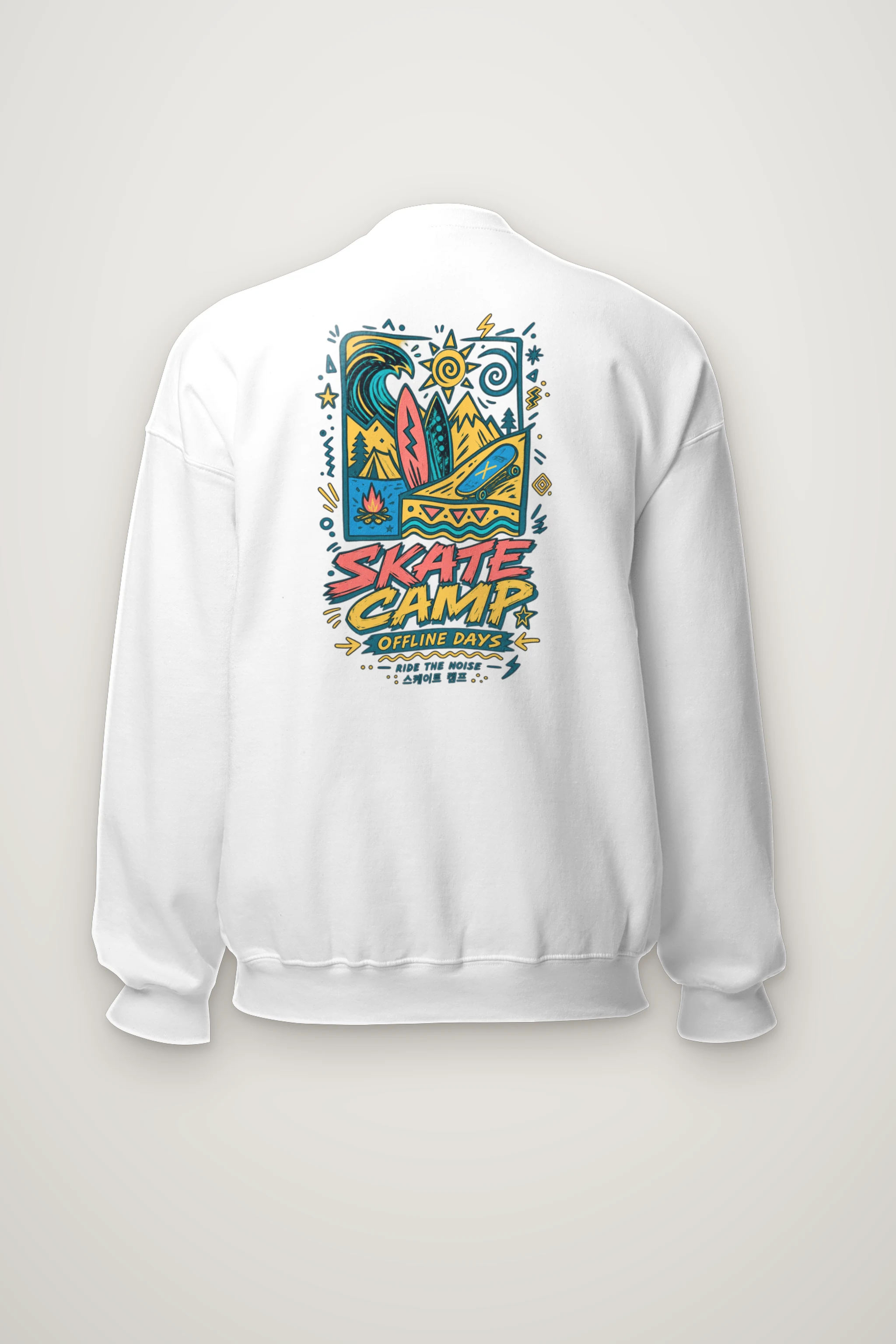 "Offline Days" Heavy Blend Unisex Crewneck Sweatshirt