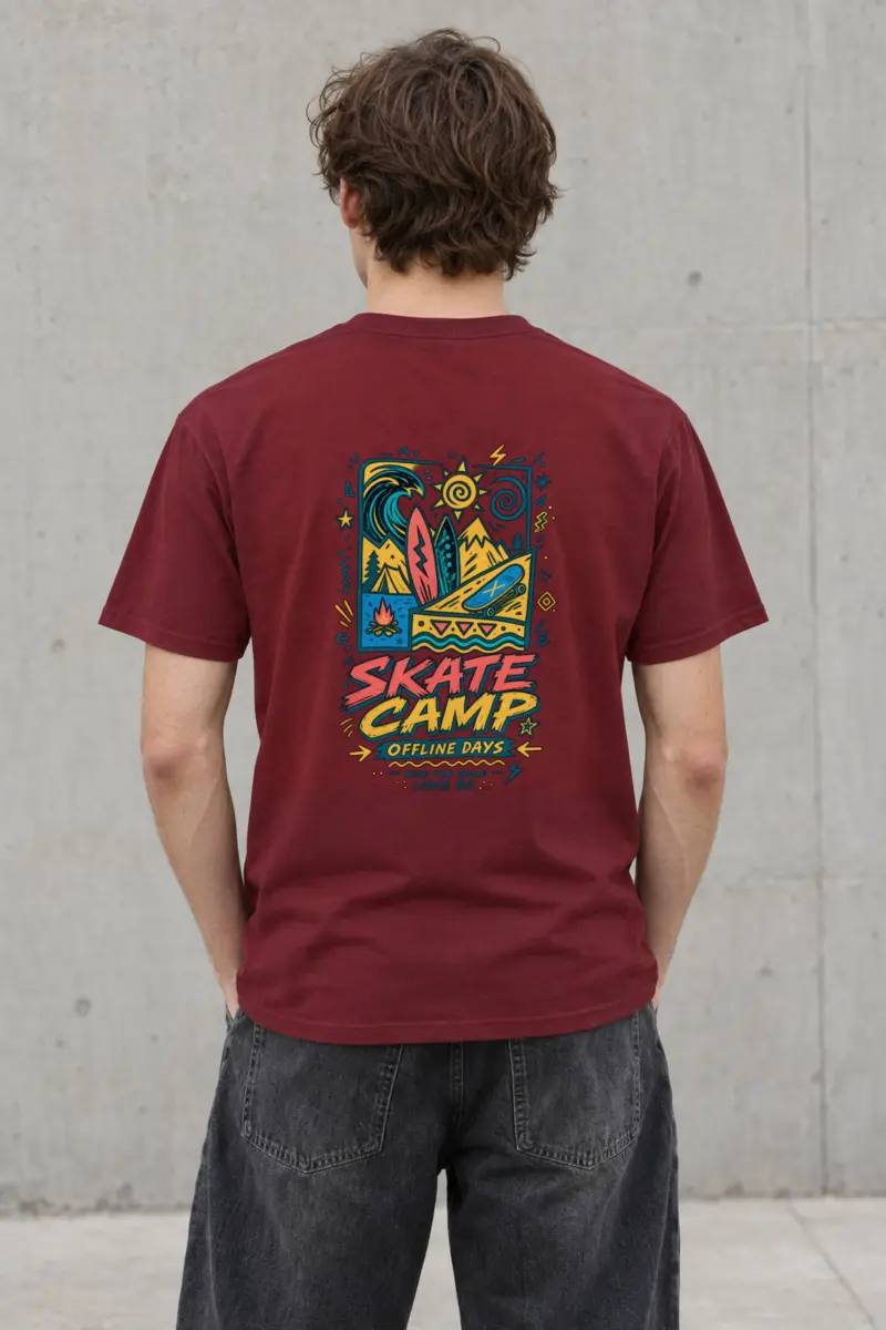 "Offline Days" Heavyweight Unisex Crewneck T-shirt