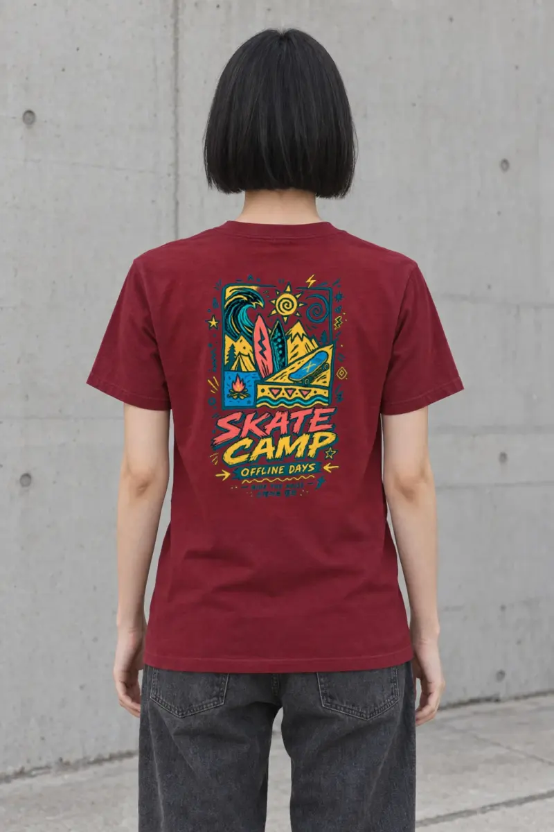 "Offline Days" Heavyweight Unisex Crewneck T-shirt