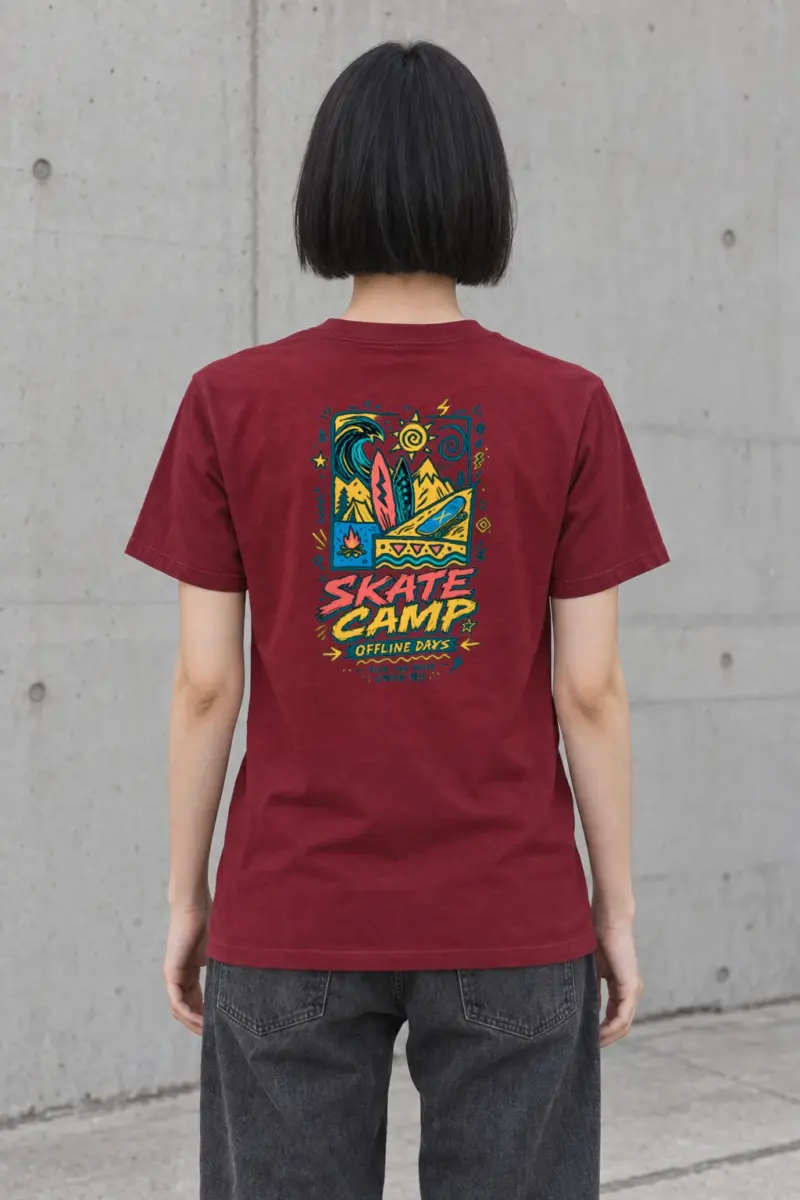 "Offline Days" Heavyweight Unisex Crewneck T-shirt