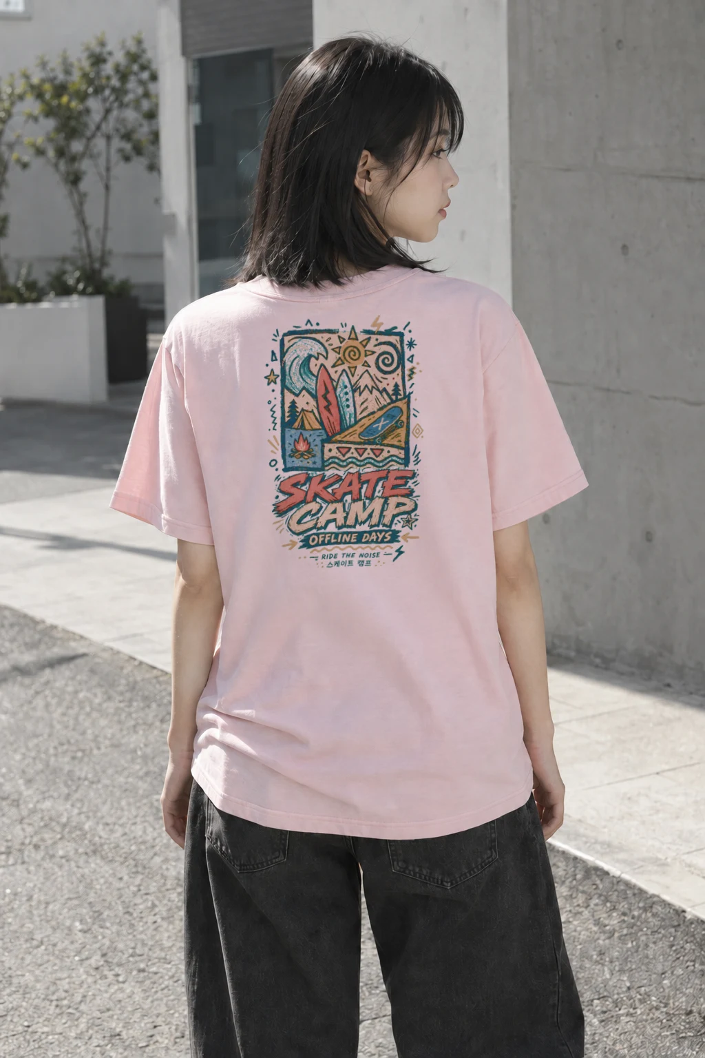"Offline Days" Heavyweight Unisex Crewneck T-shirt | Gildan 5000