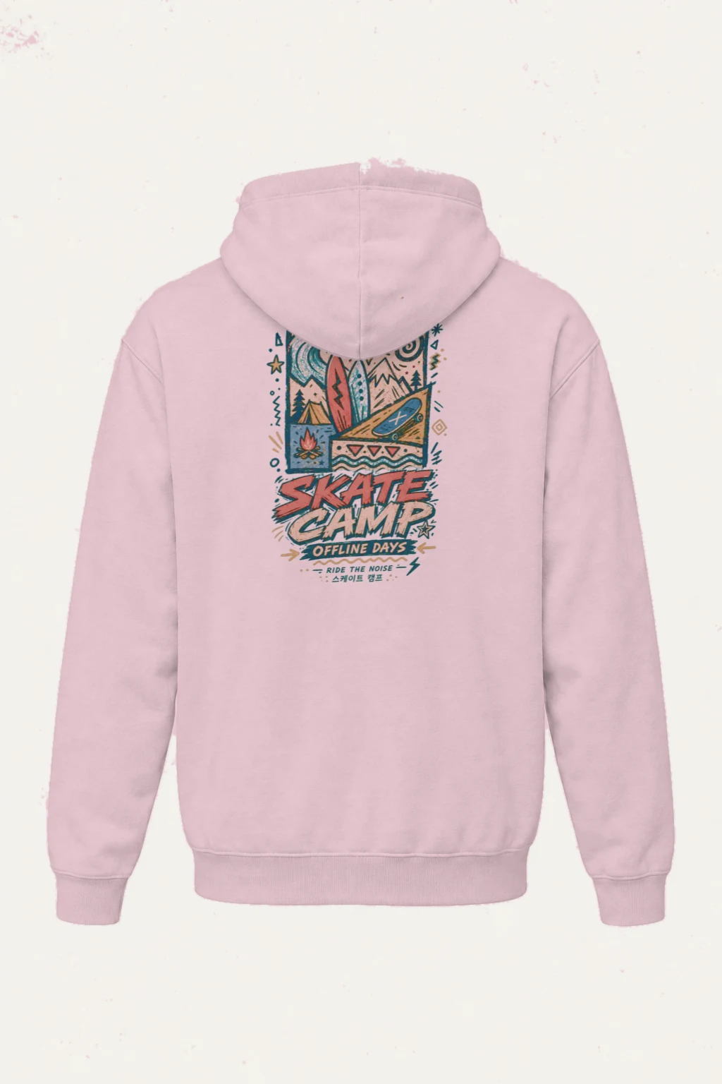 "Offline Days Skate Camp" Heavy Blend Unisex Pullover Hoodie | Gildan 18500