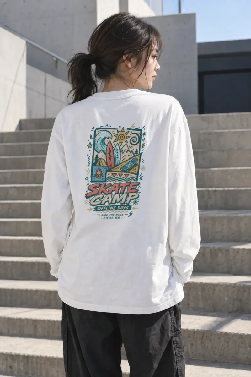 “Offline Days” Unisex Longsleeve T-shirt | Gildan 2400