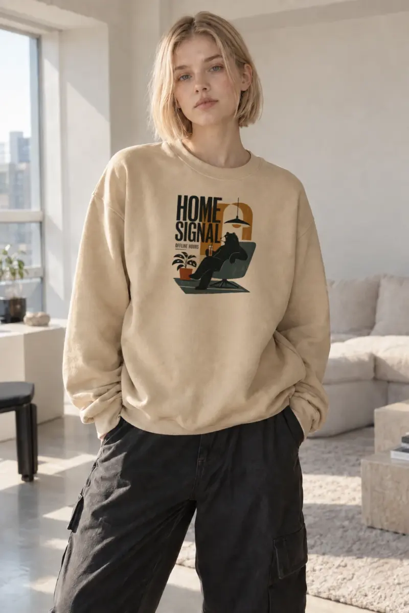 "Offline Hours" Heavy Blend Unisex Crewneck Sweatshirt | Gildan 18000