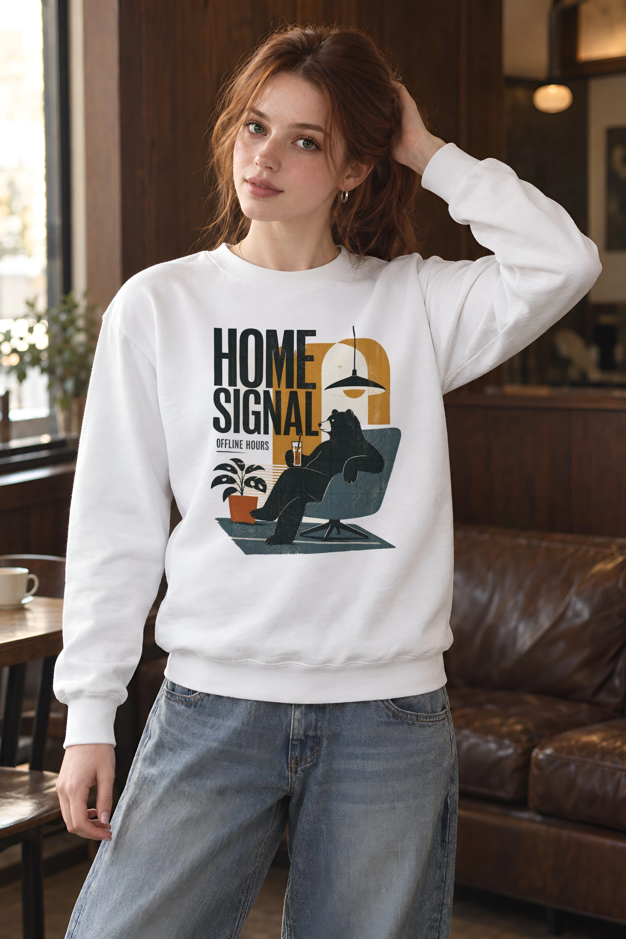 "Offline Hours" 1 Crewneck Sweatshirt