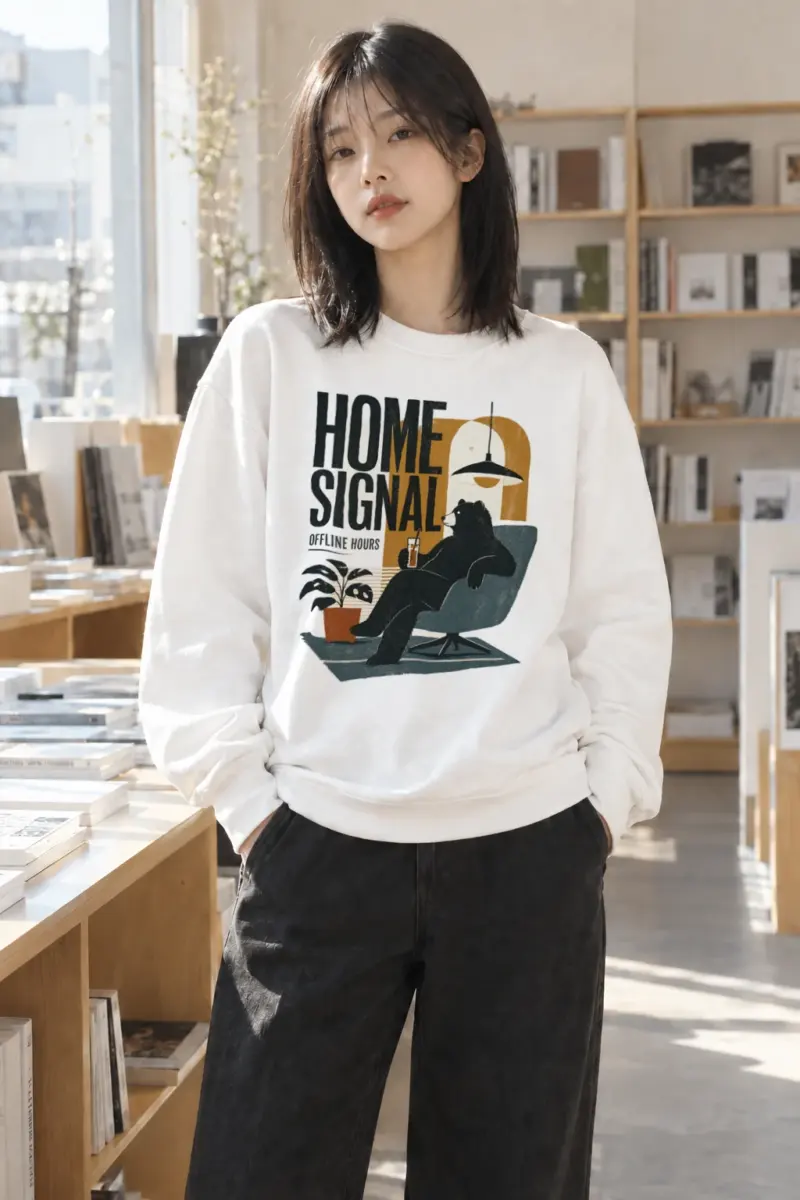 "Offline Hours" Heavy Blend Unisex Crewneck Sweatshirt | Gildan 18000