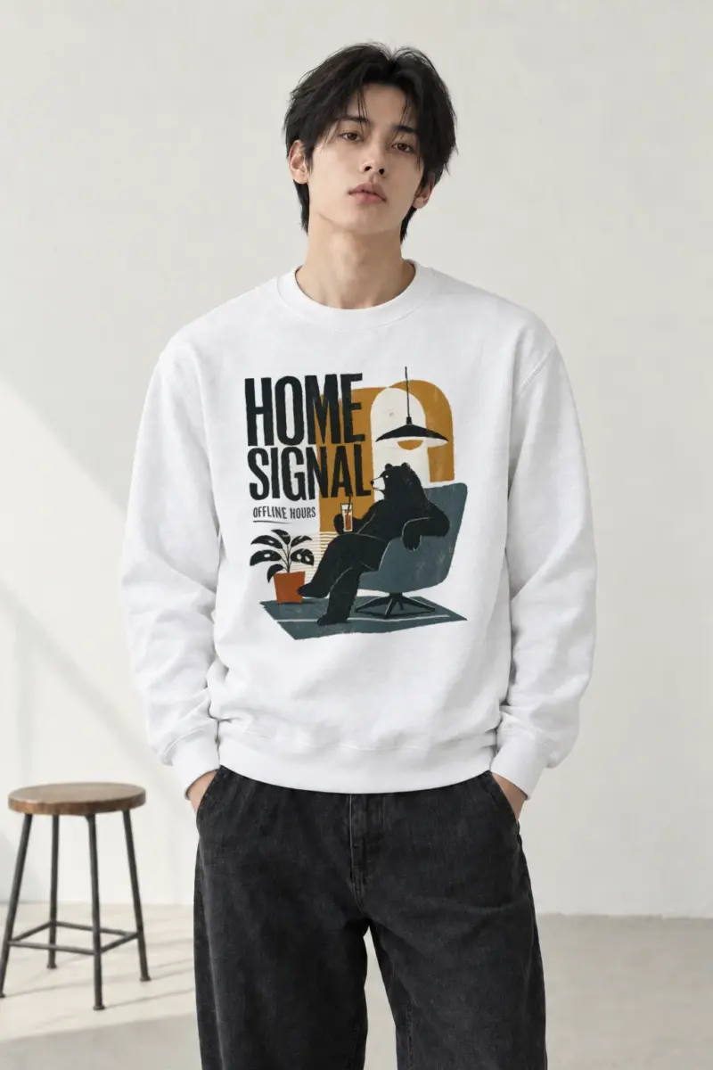 "Offline Hours" Heavy Blend Unisex Crewneck Sweatshirt