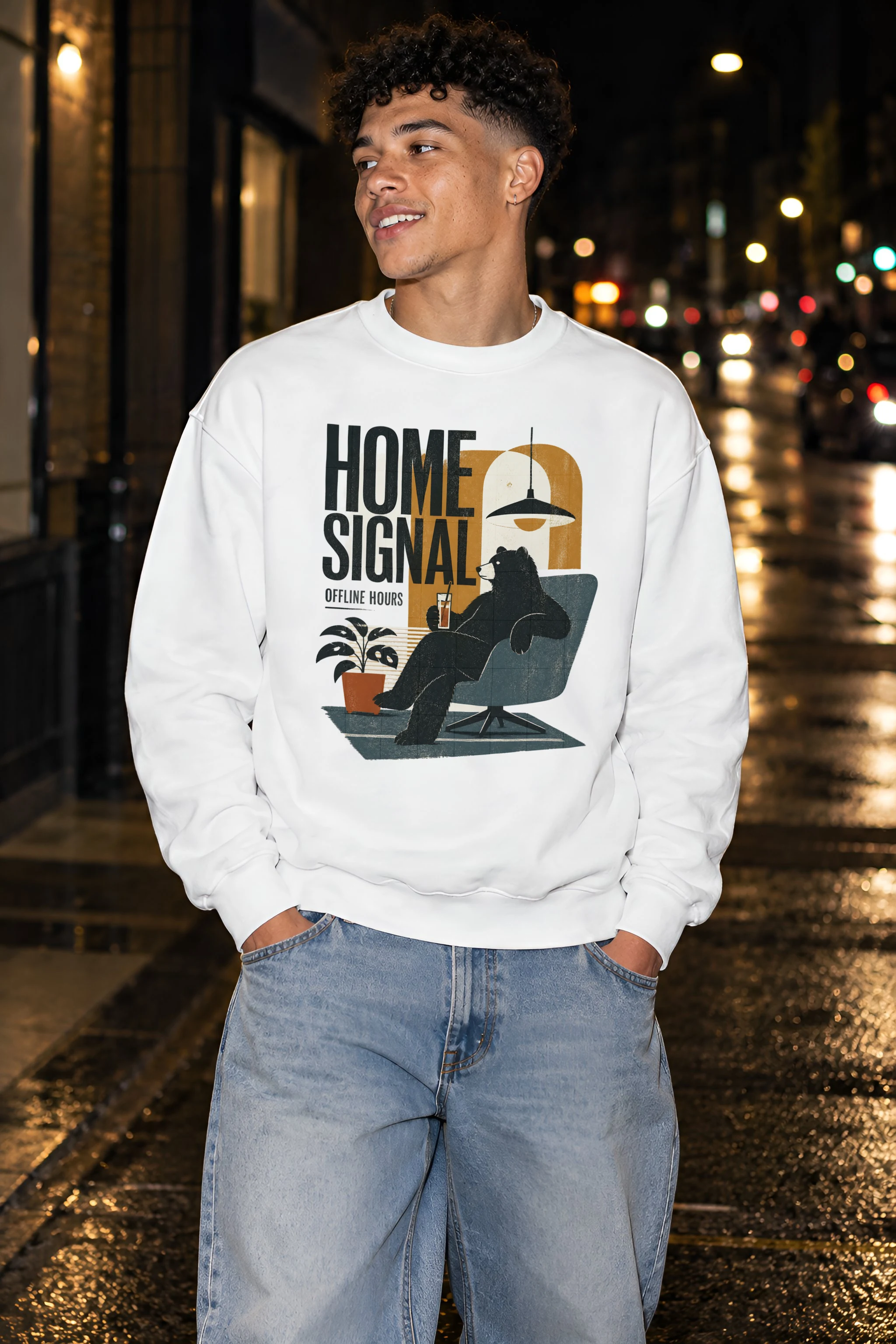 "Offline Hours" 1 Crewneck Sweatshirt