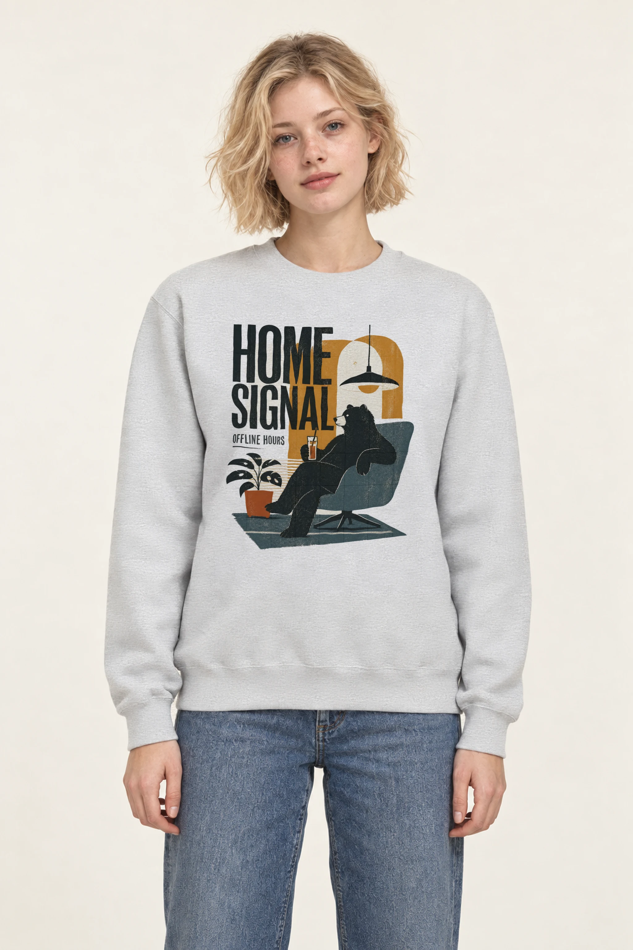 "Offline Hours" 1 Crewneck Sweatshirt